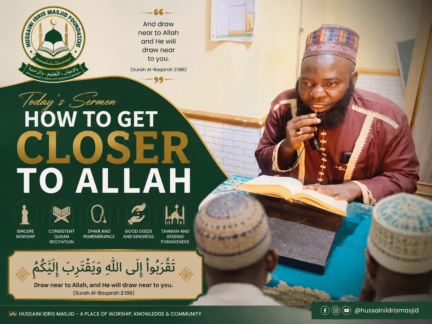 How to get closer to Allah